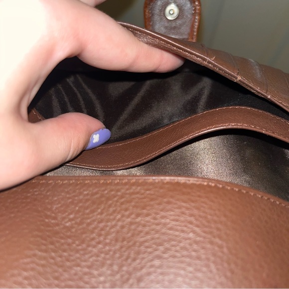 Brighton Brown Leather Wallet with Silver Hardware - Picture 8 of 8